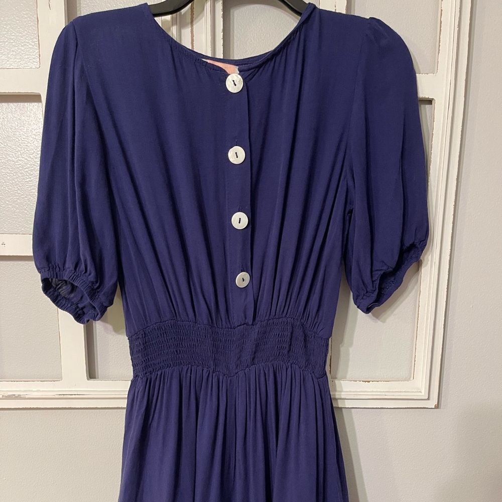 C+D+M Romper in Blue